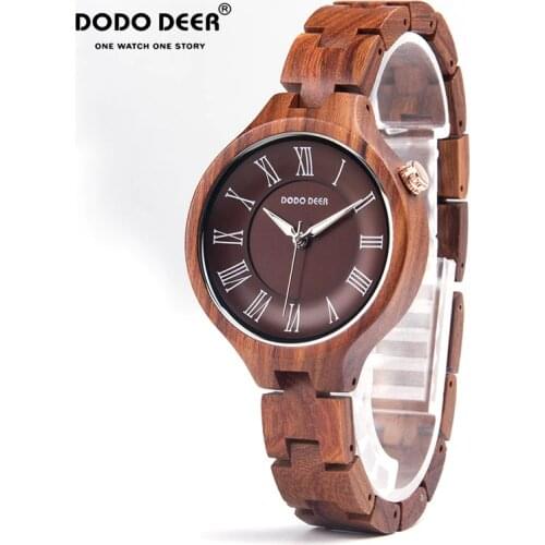 Luxury Wood Watch Women Magnetic Female Clock Quartz Wristwatch Fashion Ladies Wrist Watch reloj mujer relogio feminino OEM A09