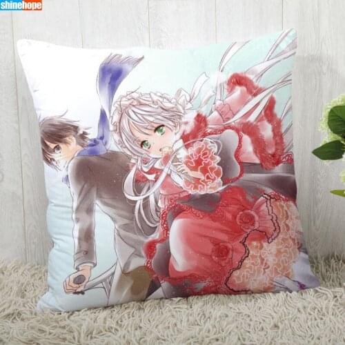 Gosick Anime Pillow Cover Customize Pillowcase Modern Home Decorative Pillow Case For Living Room 45X45cm A2020.6.15
