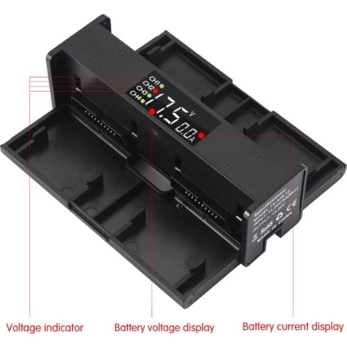 FOR DJI Mavic 2 Pro Zoom 4in1 Battery Charger Smart Multi Battery Charging Hub Digital LED Screen Charging hub for DJI Mavic 2