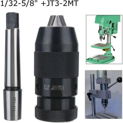 Keyless chuck drill chuck calmping range driver tool keyless adapter hex shank drill chuck