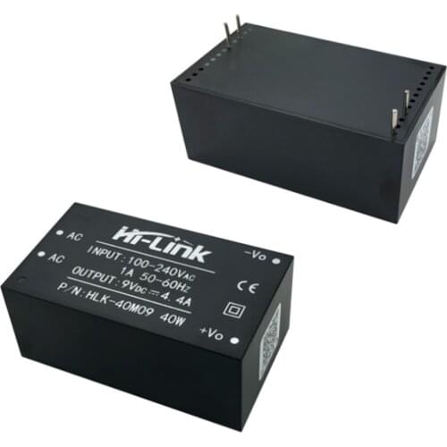 HLK-40M09A 40M12A 40M05A ACDC Isolation Step-down Regulated Switching High Efficiency Power Supply Module 220V to 9V2600mA40W