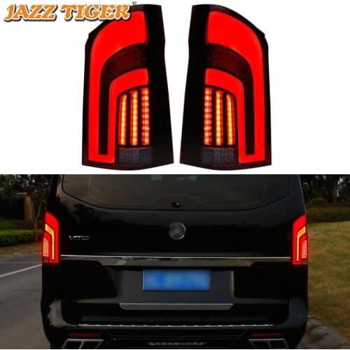 Tail Light Taillights For Mercedes Benz V Class Vito V260 2016 - 2020 Trailer rear lights led for cars Fog Brake Reverse Lamp