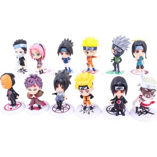 Anime Surrounding Naruto 6 Q Version Of Naruto Naruto Hand-Made Toys Decorative Ornaments Car Ornaments