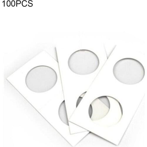 100Pcs/Set Cardboard Display Storage Holder Collection Supplies for 40x40mm Coin