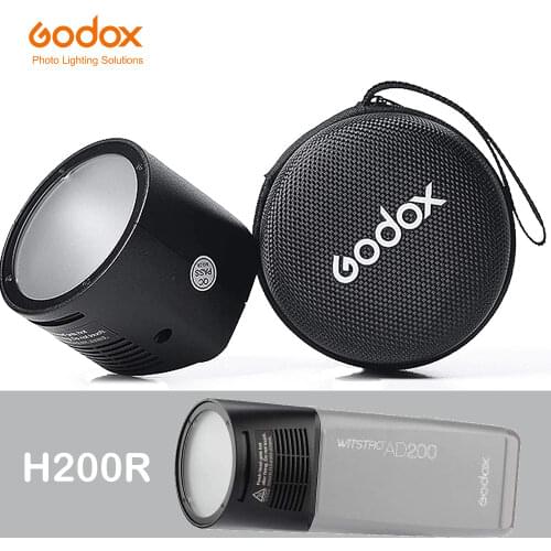 Godox H200R Ring Flash Head Separation Extension Head Portable with Spiral Flash for Godox AD200 Flash