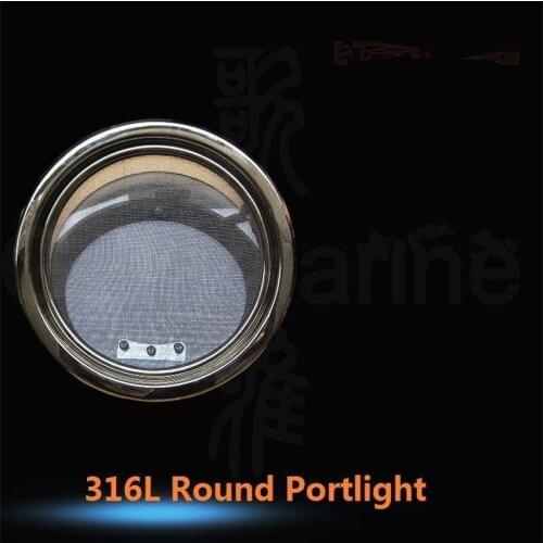 316L Stainless Steel Round Shape Opening Portlight Porthole Hatch 200/250/300mm For Marine Boat Yacht