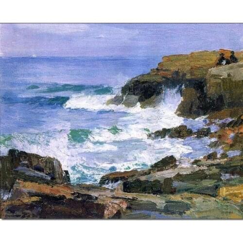 Seascape oil painting Looking out to Sea by Edward Henry Potthast High quality Hand painted Canvas Art Home Decor