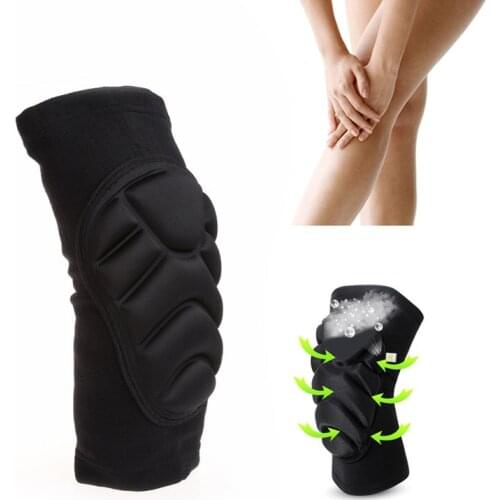 Leg Knee Patella Support Sports Brace Wrap Protector Pad Sleeve Guard Black Y1QE