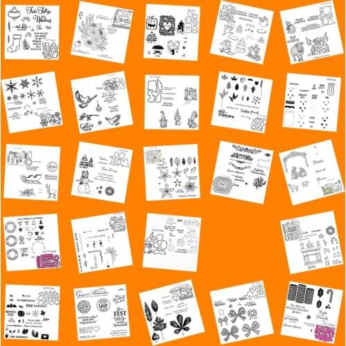 German Word metal cutting dies and clear stamps