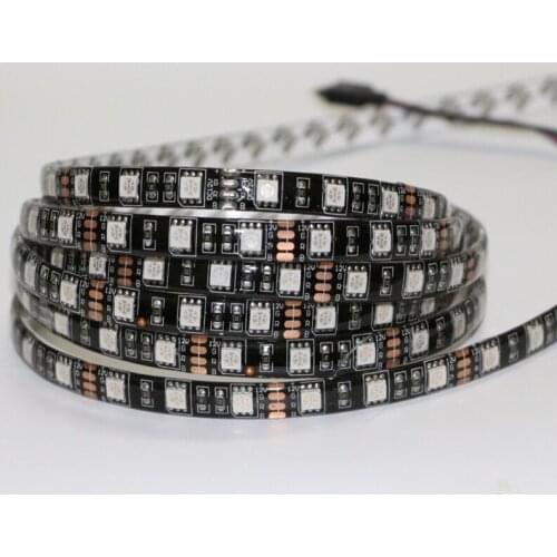 NEW LED Strip 5M 5050 SMD Waterproof Blackboard RGB Led Strip Light 60Leds/m DC 12V
