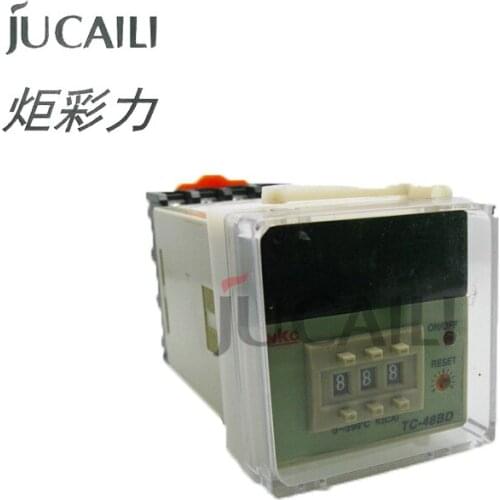 Jucaili good price printer 2/3 Button NKC Temperature Controller 250V 5A MAX Tc-48bd for large format Printer