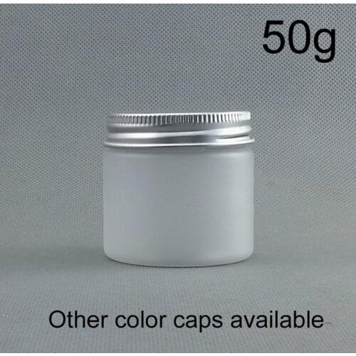 10pcs 50ml Empty Matte Plastic Bottle Refillable Cosmetic Cream Lotion Jar 50g Pill Capsule Candy Travel Container Free Shipping
