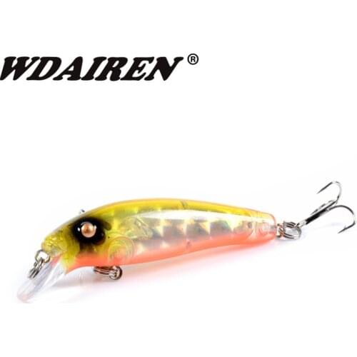 1Pcs Wobblers Minnow Fishing Lure 7cm 6.5g Artificial Hard Bait Floating Bass Carp Lures Crankbait Pike Pesca Fishing Tackle
