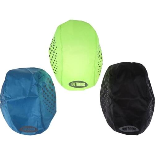 Reflective Bike Helmet Cover Waterproof Windproof Bicycle Helmet Rain Cover