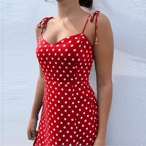 SZYADEOU Summer Polka Dot Dresses