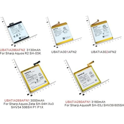 UBATIA269AFN1 UBATIA280AFN1 Battery For Sharp Aquos Zeta SH-04H Xx3 SHV34 506SH P1 P1X SH-03J SHV39 605SH Mobile Phone Batteries