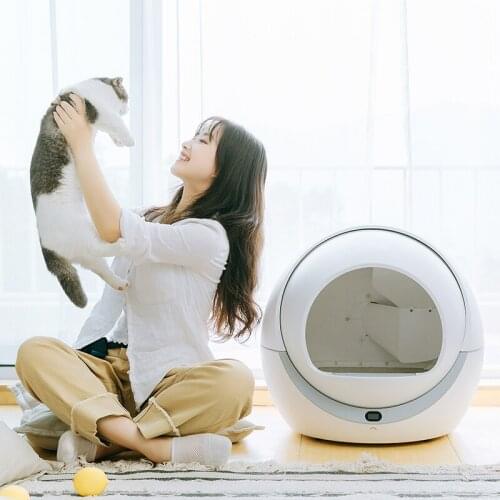 Smart Cat Toilet App Wifi Control Automatic Intelligent Self-cleaning Top Selling Pet Products Fully Enclosed Cat Litter Box
