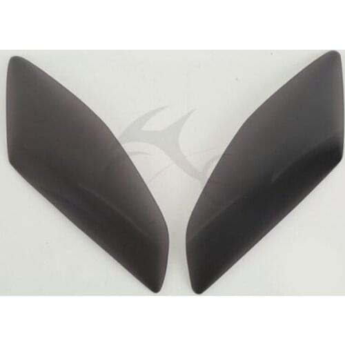 Motorcycle Black/Blue Headlight Lens Cover Shield For Yamaha YZF R6 YZFR6 2008-2012 2009 2010 2011
