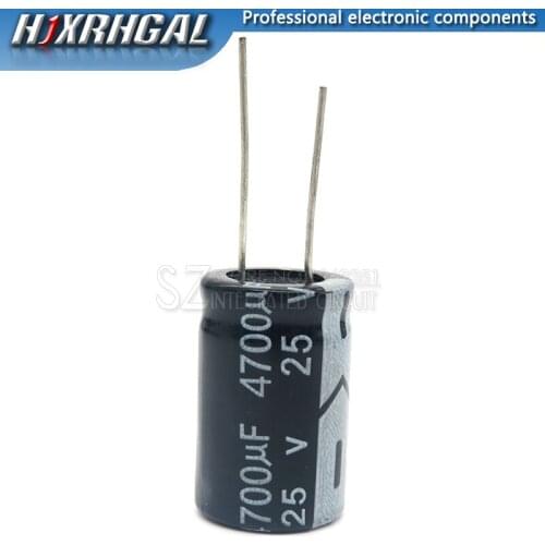 1PCS 25V4700UF 16*25mm 4700UF 25V 16*25 Electrolytic capacitor