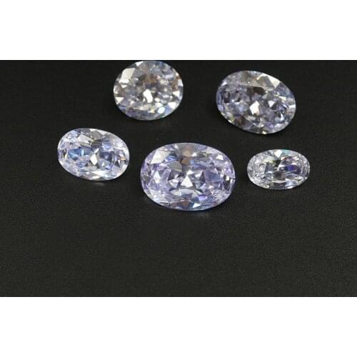 1Pcs Multiple Size Oval Moissanite Stone Faceted Imitated Diamond Loose Gemstone for DIY Engagement Ring D Color VVS1 4120117