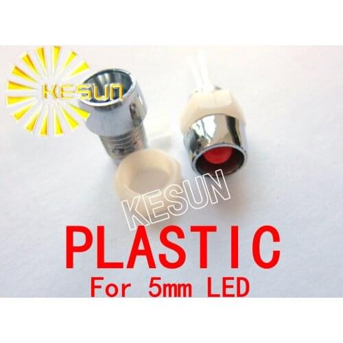 1000PCS x 5mm Plastic LED Holder Socket for 5mm LED Diodes