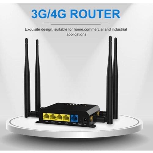 4G LTE OpenWRT Smart Router Extender High Power SIM Card WiFi Wireless External 5dbi Antenna