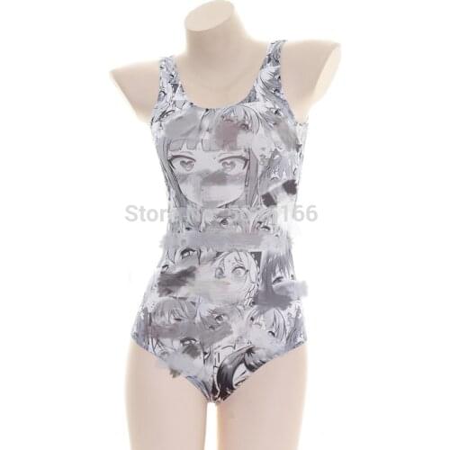 Anime Girls Cosplay A bathing suit Cartoon Printed Lolita Bikini Sexy Women Lingerie swimsuit