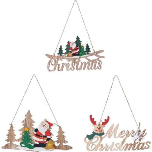 Деревянные новогодние украшения BOUSSAC China At AliExpress