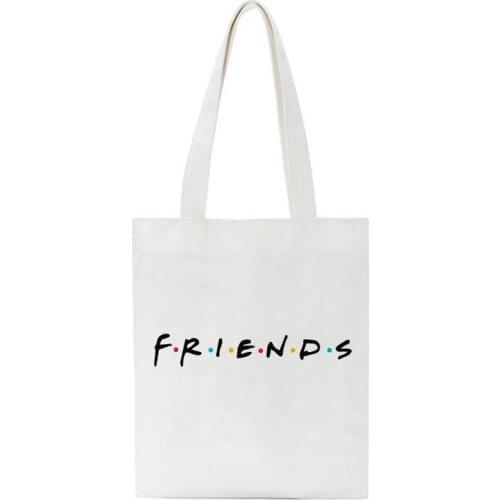 New Arrival Letters Words Printed Shoulder Canvas Bags Fashion Bags Women Big Capacity Beach Handbag Women Book Bag