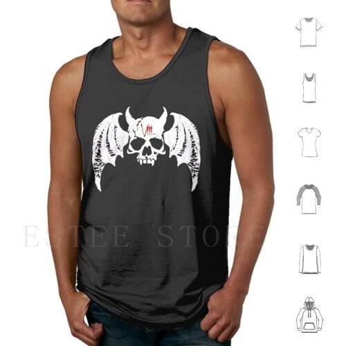 Death Angel Tank Tops Vest Sleeveless Skull Viii Winged Skull