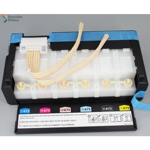 New original CISS ink tank supply system and 6 ink dampers for EPSON L1800 Assembly TANK SUPPLY INK