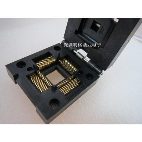 Original YAMAICHI IC Test Seat IC51-0804-711 Burning Programme QFP80 Socket Adapter