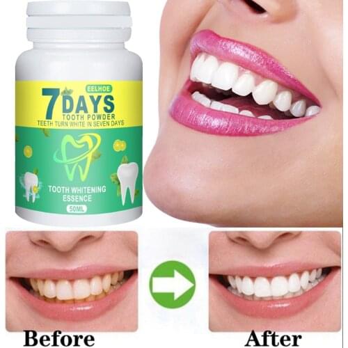 Teeth Whitening Powder Remove Smoke Stains Tea Stains Oral Cleanser Protect Bright Teeth Tooth Cleaning Dental Care 50ml