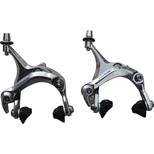 Radius Fixed Gear bike Road Bike Dual Pivot Calipers Bicycle Brake Racing Aluminum Side Pull Caliper Front Rear With Brake Pads