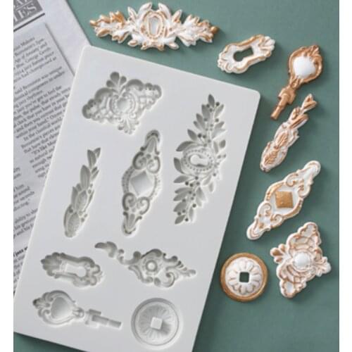 Embossed Pattern Molds Fondant Cakes Decorating Tools Silicone Molds Sugarcraft Chocolate Baking Tools For Cakes Gumpaste Form