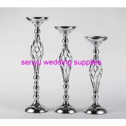 Wedding/Table Centerpiece Flower Vase Floor Vases Metal Road Lead Flower Stand/Pot/Rack for Wedding/Party Decoration senyu0104