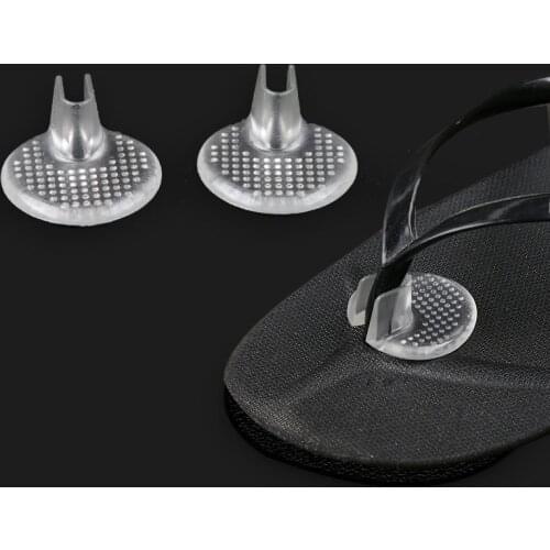 Dot Slippers Non-slip Clip Flip Flops GEL Transparent Wear-resistant Front Half Pad Flip-flops High Heels Herringbone Style