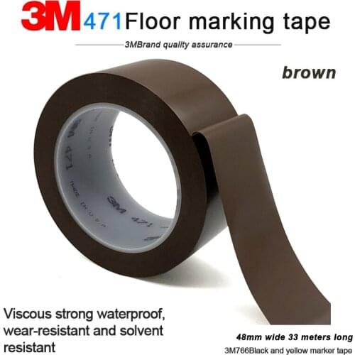 3M 471Warehouse area marking non-trace floor marking heat-resistant warning tape automotive spray paint protective tape