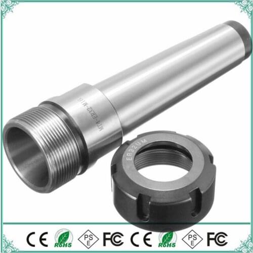 Spindle High-precision MT3 ER25 ER32 Spindle chuck with CNC wagon milling machine extension 1PCS M12 rear thread