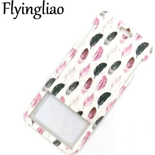 Leaves Plants Funny Women Men Credit Card ID Holder Bag Student Women Travel Card Cover Badge Car Keychain Gifts Accessories