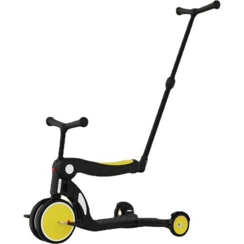 001 Creative 5 In 1 Function Kick Board Scooter Baby Tricycle Birthday Gift Adjustable Childrens Foot Scooter Balance Bicycle