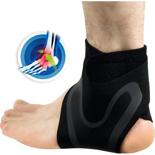 1PC Sports Fitness Ankle Brace Adjustable Elastic Foot Sprain Support Bandage Guard Protector