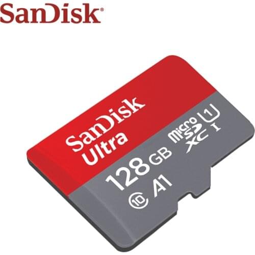 100% Original Sandisk Micro SD Card A1 U1 Class10 TF card 16GB 32GB 64GB 128GB 100Mb/s Memory Cards for Samrtphone and Tablet PC