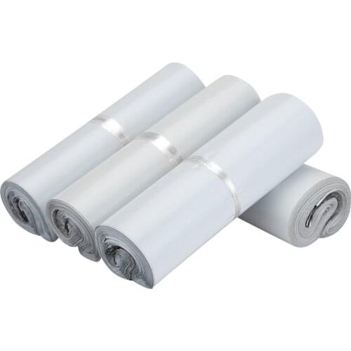 100Pcs/Lot White Courier Bag 28cm*40cm Express Envelope Storage Bags Mail Bag Self Adhesive Seal Plastic Packaging Pouch 2020