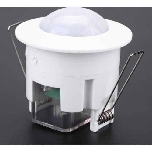 110-240V PIR Motion Sensor Light Switch Adjustable 360 Degree Switch Body Induction Lamp Light Control Switch Automatic On Off