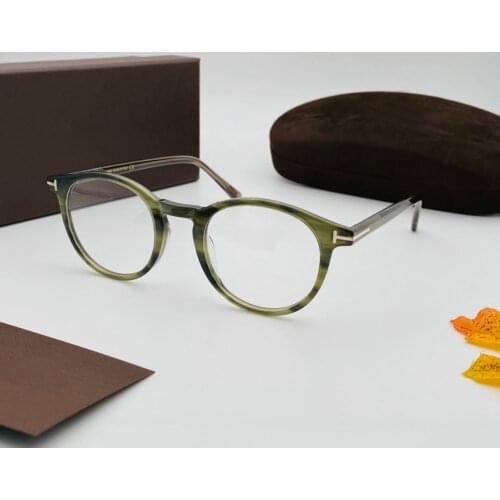 2021 Luxury brandVintage Tom For Man Optical Eyeglasses Frames Forde Fashion Acetate Women Reading Myopia Prescription Glasses