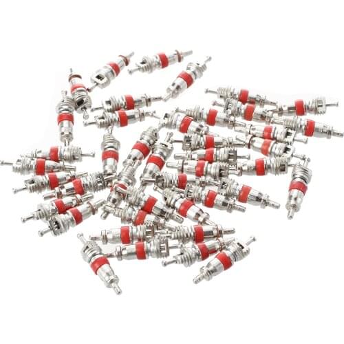 50 pcs Car Bike Motorcycle rubber hose tubeless type valve insert valve core