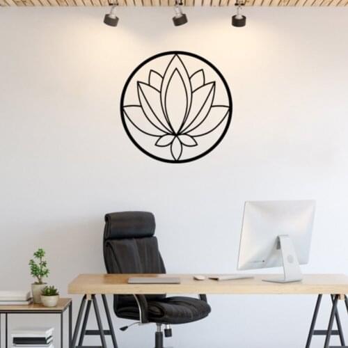 Wood Wall Decor Black Spiritual Lotus Sri Yantra Torus Venus Flower of Life Mantra Yoga Modern Nature Home Office Decoration New 3D Creative Stylish Painting Art Design Light Love God Miracle Life Universe Infinity