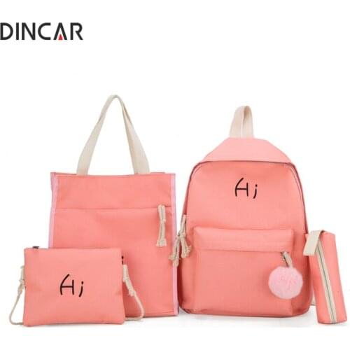 Школьные рюкзаки для девочек DINCAR China At AliExpress