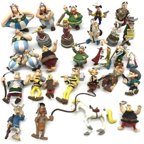 Gaul Hero Adventures Ancient European Soldiers Action Figure Toy The Adventures of Asterix For Kids Gift Toys